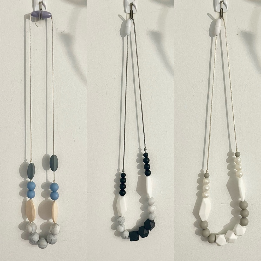 Set of Three (3) Teething Necklaces